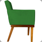 Kit 2 Poltronas Decorativa Para Sala Recepção Consultório Esc