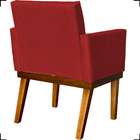 Kit 2 Poltronas Decorativa Para Sala Recepção Consultório Esc