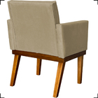 Kit 2 Poltronas Decorativa Para Sala Recepção Consultório Esc