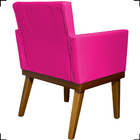 Kit 2 Poltronas Decorativa Para Sala Recepção Consultório Esc