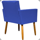 Kit 2 Poltronas Decorativa Para Sala Recepção Consultório Nin