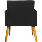 Kit 2 Poltronas Decorativa Para Sala Recepção Consultório Nin