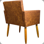 Kit 2 Poltronas Decorativa Para Sala Recepção Consultório Nin