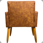 Kit 2 Poltronas Decorativa Para Sala Recepção Consultório Nin