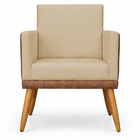 Kit 2 Poltronas Decorativa Para Sala Recepção Escritório Cons