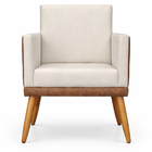 Kit 2 Poltronas Decorativa Para Sala Recepção Escritório Cons