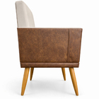 Kit 2 Poltronas Decorativa Para Sala Recepção Escritório Cons