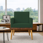 Kit 2 Poltronas Decorativa Para Sala Recepção Escritório Cons