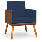 Kit 2 Poltronas Decorativa Para Sala Recepção Escritório Cons