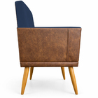 Kit 2 Poltronas Decorativa Para Sala Recepção Escritório Cons