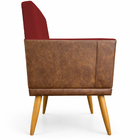 Kit 2 Poltronas Decorativa Para Sala Recepção Escritório Cons