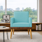 Kit 2 Poltronas Decorativa Para Sala Recepção Escritório Cons