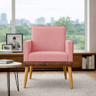 Kit 2 Poltronas Decorativa Para Sala Recepção Escritório Cons