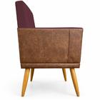 Kit 2 Poltronas Decorativa Para Sala Recepção Escritório Cons