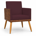 Kit 2 Poltronas Decorativa Para Sala Recepção Escritório Cons