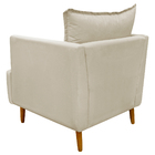 Kit 2 Poltronas Decorativa Para Sala Recepção Escritório Cons