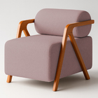 Kit 2 Poltronas Decorativa Para Sala Recepção Manicure Cadeir