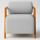 Kit 2 Poltronas Decorativa Para Sala Recepção Manicure Cadeir