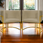 Kit 2 Poltronas Decorativa Para Sala Recepção Manicure Consul