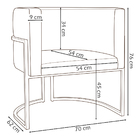 Kit 2 Poltronas Decorativa Para Sala Recepção Manicure Consul