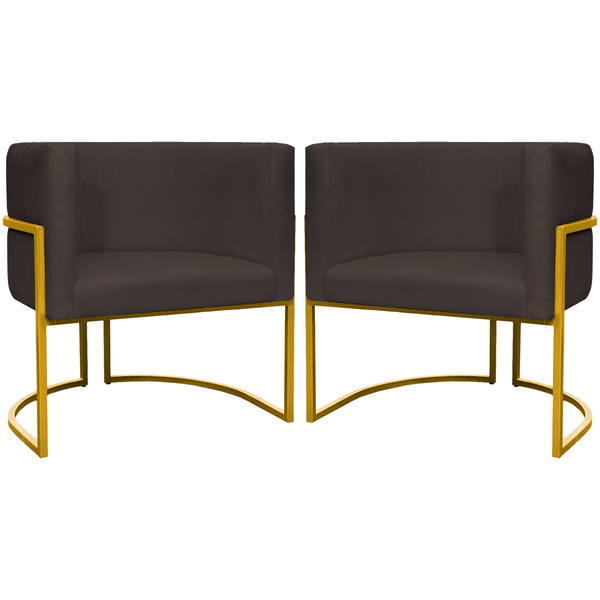 Kit 2 Poltronas Decorativa Para Sala Recepção Manicure Consul