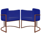 Kit 2 Poltronas Decorativa Para Sala Recepção Manicure Consul