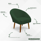 Kit 2 Poltronas Decorativa Para Sala Recepção Manicure Consul