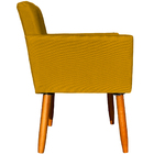 Kit 2 Poltronas Decorativa Para Sala Recepção Nina Suede Most