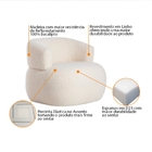 Kit 2 Poltronas Decorativa Sala De Estar Recepção Suiça Boucl