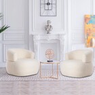 Kit 2 Poltronas Decorativa Sala De Estar Recepção Suiça Boucl