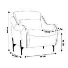 Kit 2 Poltronas Decorativa Sala De Estar Rene Supreme Couro M