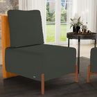 Kit 2 Poltronas Decorativa Sala Estar Living Hungria L02 Cour