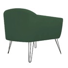 Kit 2 Poltronas Decorativa Sala Quarto Recepção Jolly Verde