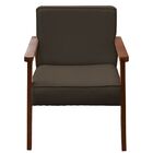 Kit 2 Poltronas Decorativa Vitória Suede Marrom Claro