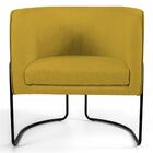 Kit 2 Poltronas Decorativas Base Aço Betina B-279 Veludo Most