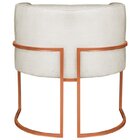 Kit 2 Poltronas Decorativas Base De Ferro Linho Munique Bege/