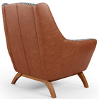 Kit 2 Poltronas Decorativas Base Em Madeira Juliet D02 Couris