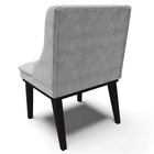 Kit 2 Poltronas Decorativas Base Fixa De Madeira Firenze Sued