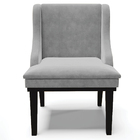 Kit 2 Poltronas Decorativas Base Fixa De Madeira Firenze Sued