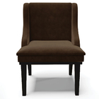 Kit 2 Poltronas Decorativas Base Fixa De Madeira Firenze Sued