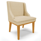 Kit 2 Poltronas Decorativas Base Fixa De Madeira Firenze Velu