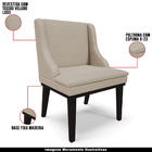 Kit 2 Poltronas Decorativas Base Fixa De Madeira Firenze Velu