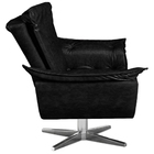 Kit 2 Poltronas Decorativas Base Giratória Cromada Charger Pu