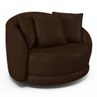 Kit 2 Poltronas Decorativas Base Giratória Galáxia Com Almofa