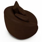 Kit 2 Poltronas Decorativas Base Giratória Galáxia Com Almofa