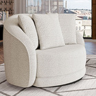 Kit 2 Poltronas Decorativas Base Giratória Galáxia Com Almofa