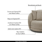 Kit 2 Poltronas Decorativas Base Giratória Galáxia Com Almofa