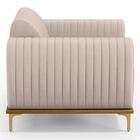 Kit 2 Poltronas Decorativas Base Gold Molino D06 Veludo C-309