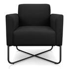 Kit 2 Poltronas Decorativas Base Industrial X Preta Maressa S