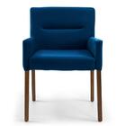 Kit 2 Poltronas Decorativas Base Madeira Angel B-170 Veludo A